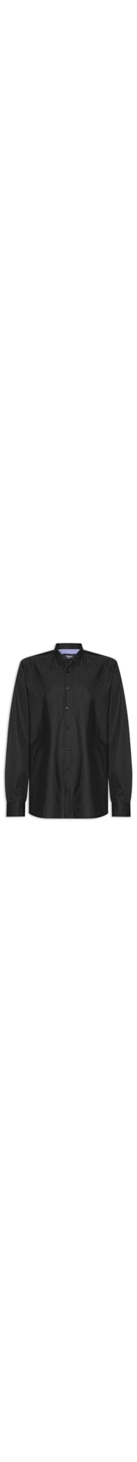 Camisa Masculina Comfort Em Tricoline - Preto