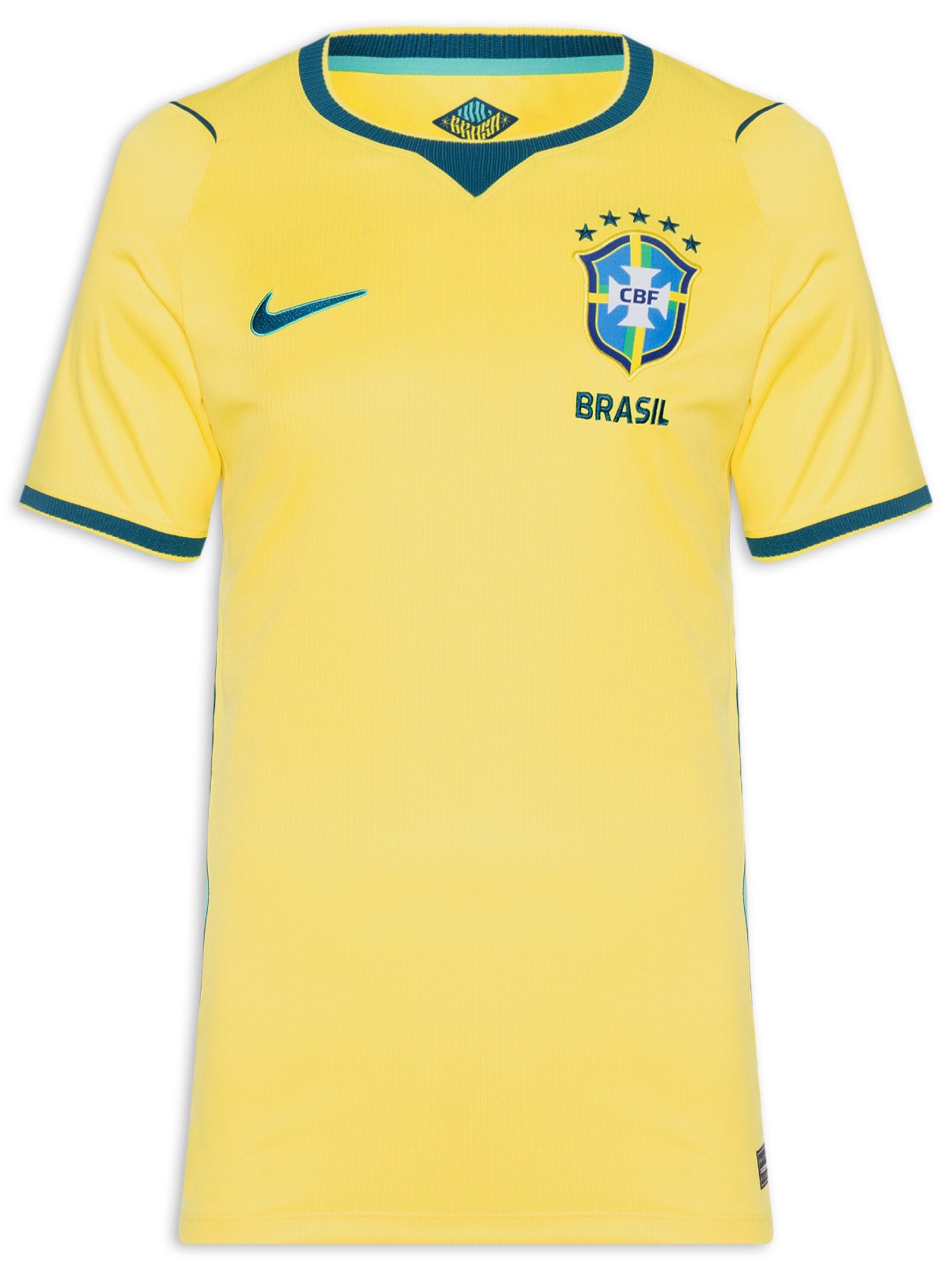 Camisa Masculina Copa Brasil Nike I 2026/27 Torcedor Pro Amarelo Nike