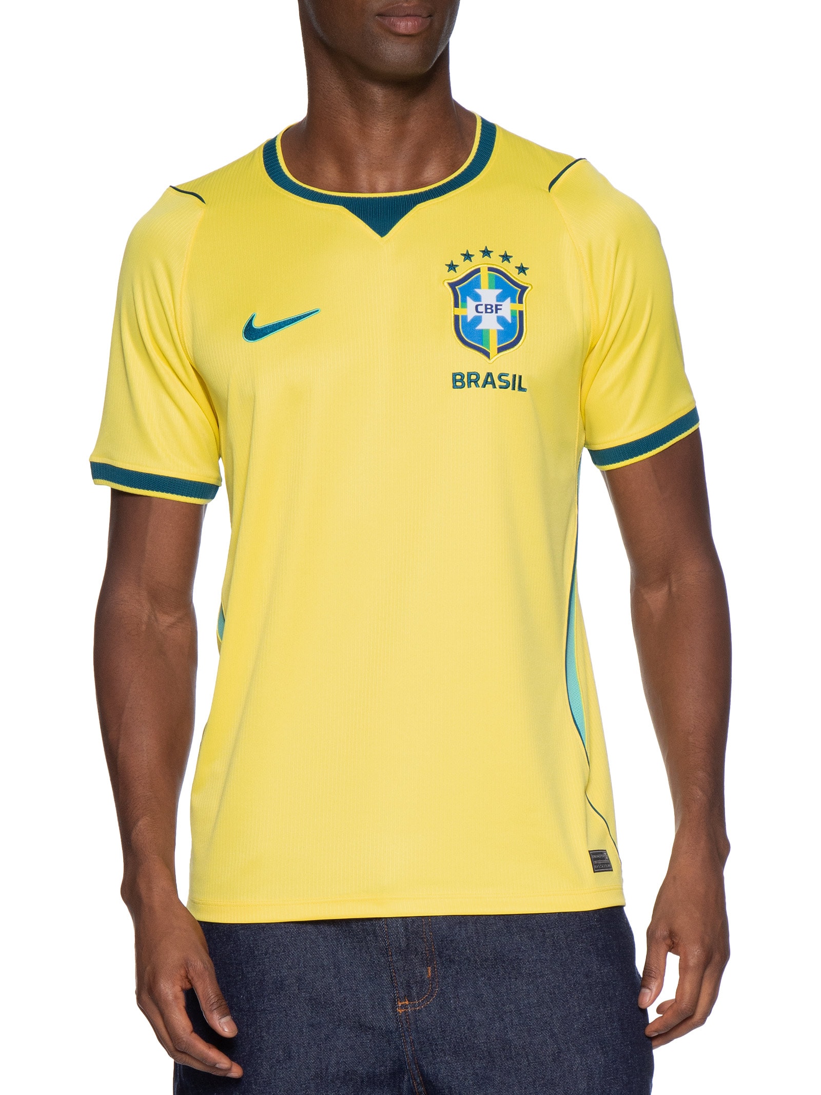 Camisa Masculina Copa Brasil Nike I 2026/27 Torcedor Pro Amarelo Nike