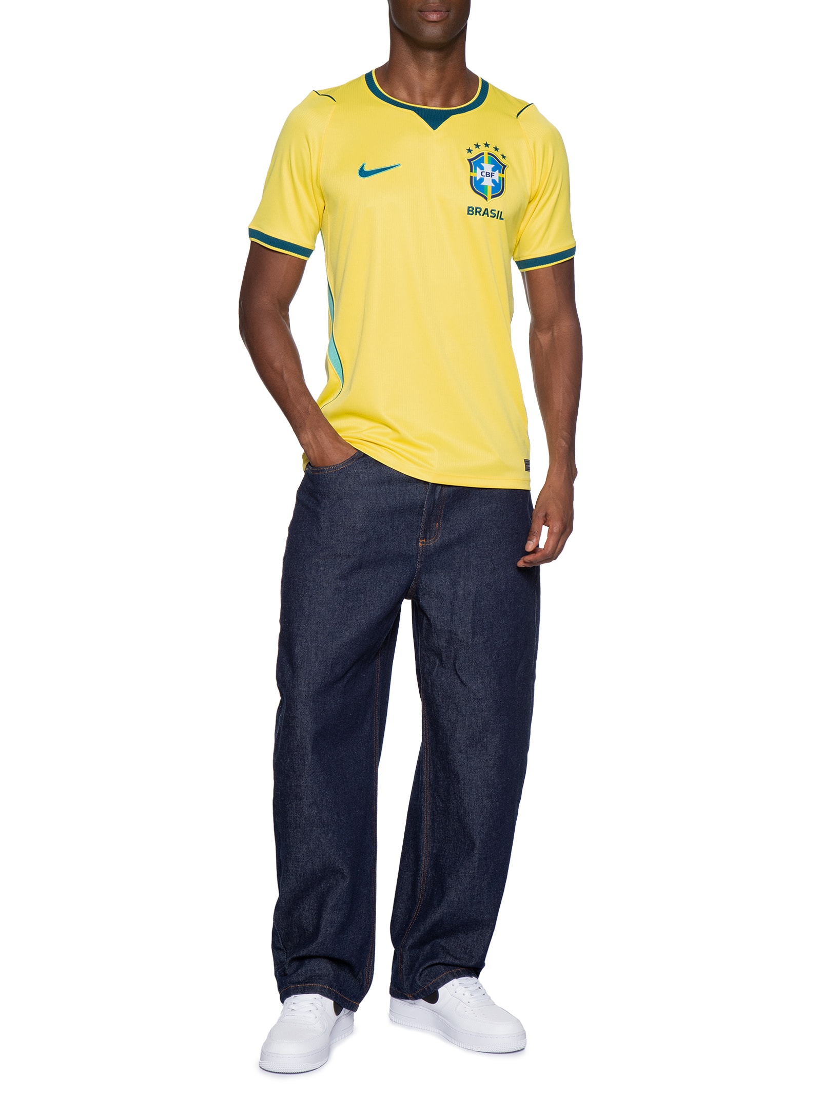 Camisa Masculina Copa Brasil Torcedor Pro Amarelo Nike