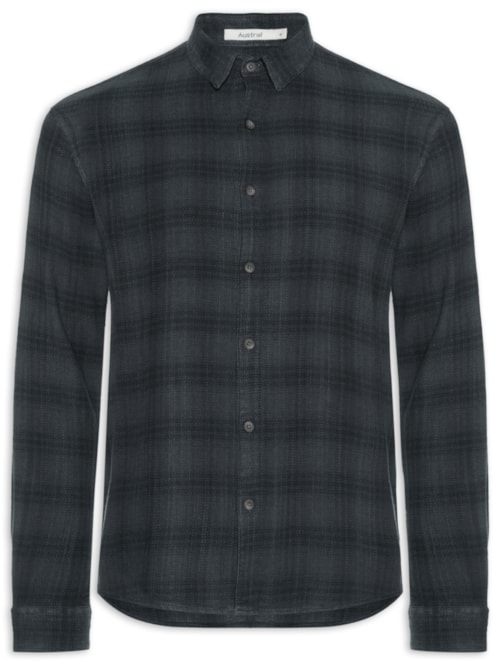 Camisa Masculina De Linho Rimini – Cinza