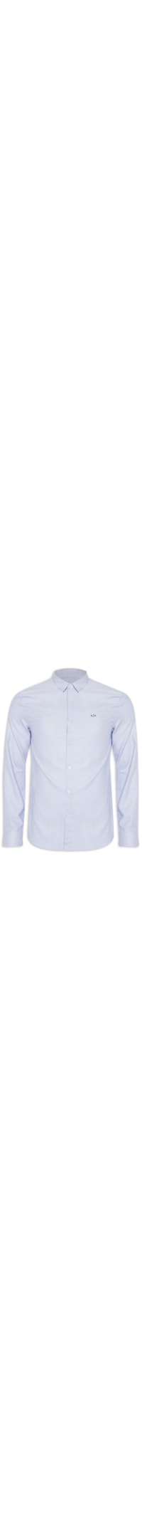 Camisa Masculina De Tecido Plano - Azul