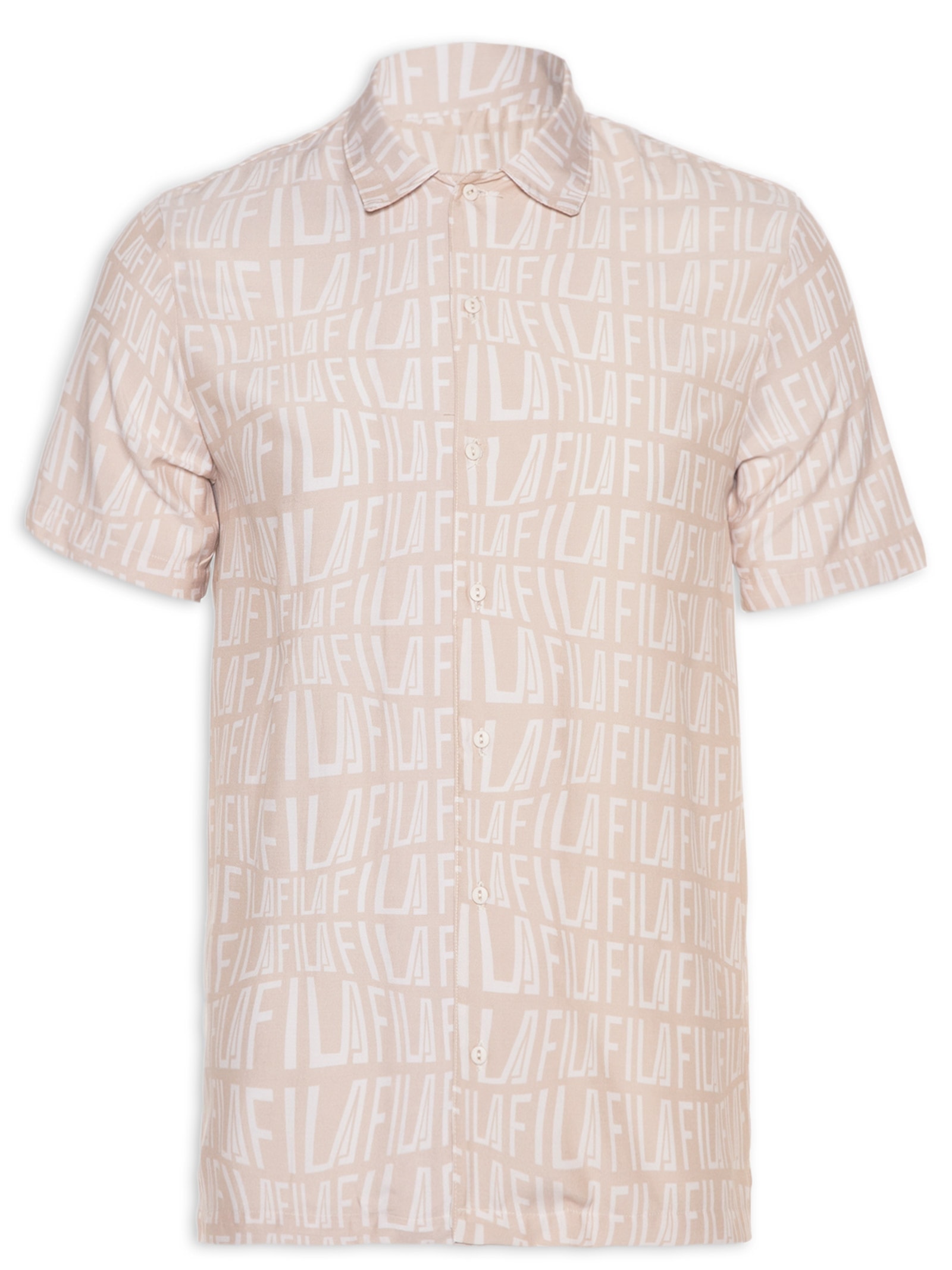 Camisa Masculina Dolce Vita Bege Fila