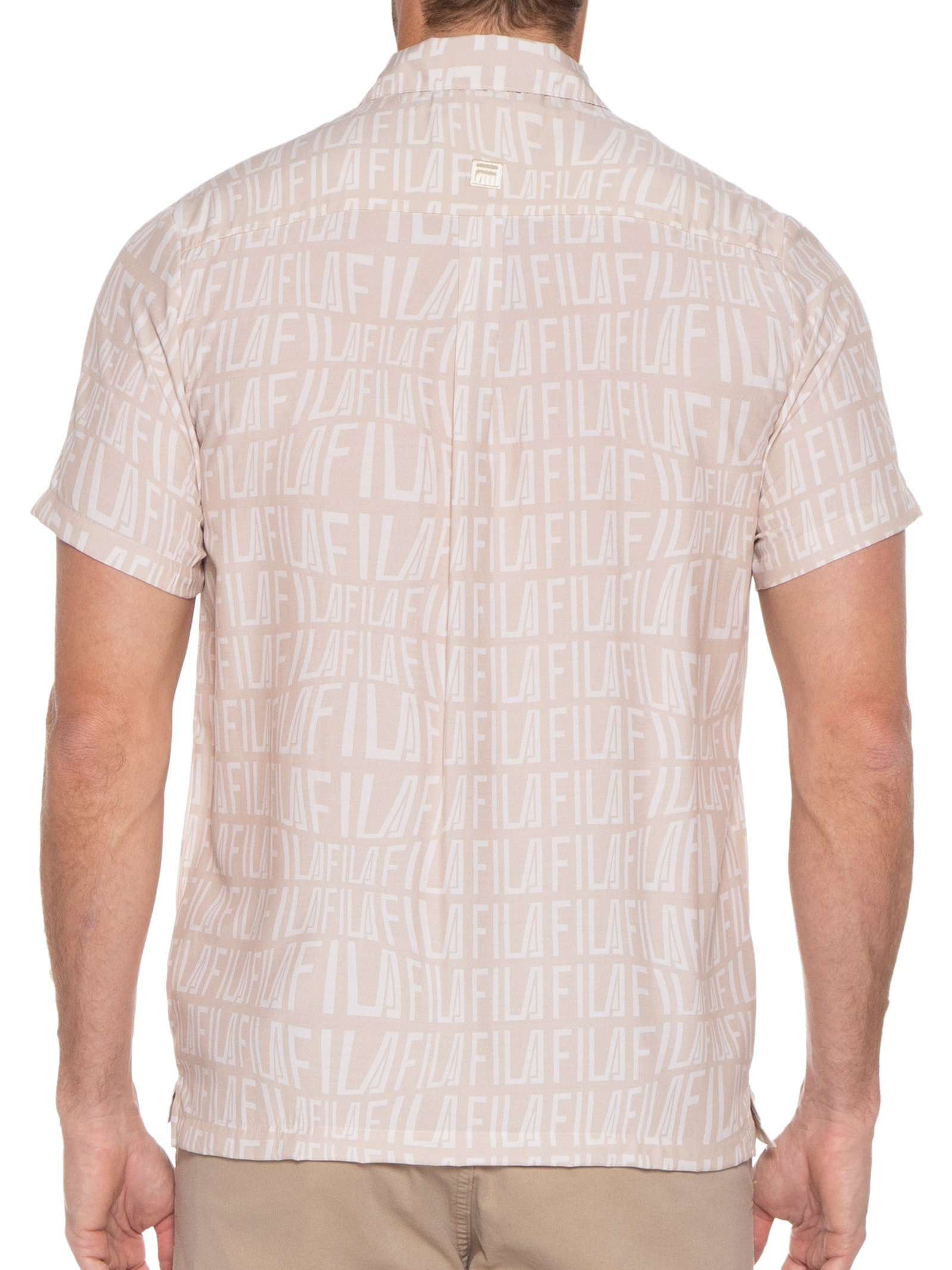 Camisa Masculina Dolce Vita Bege Fila