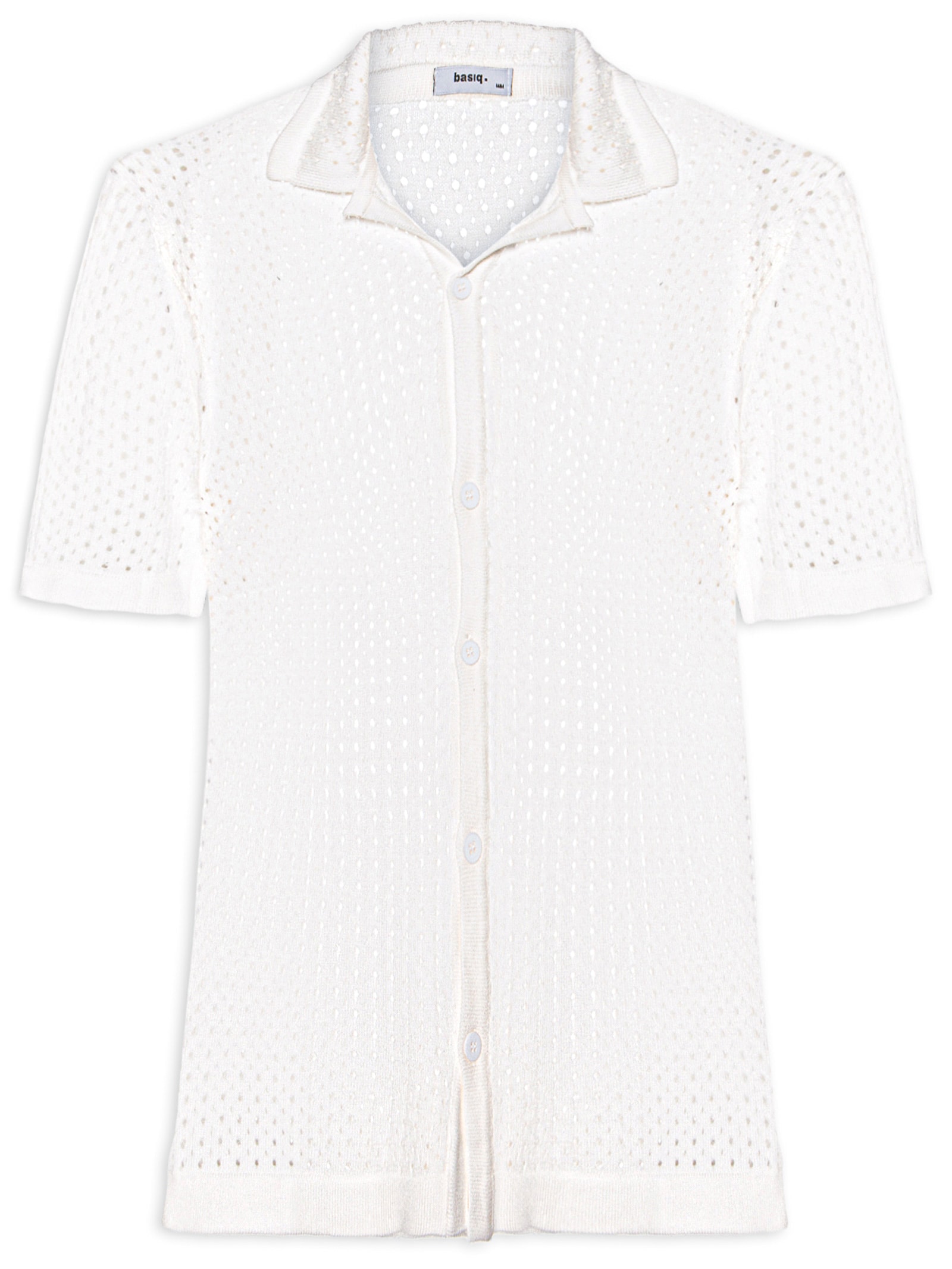 Camisa Masculina Em Tricot Off White Basiq Men
