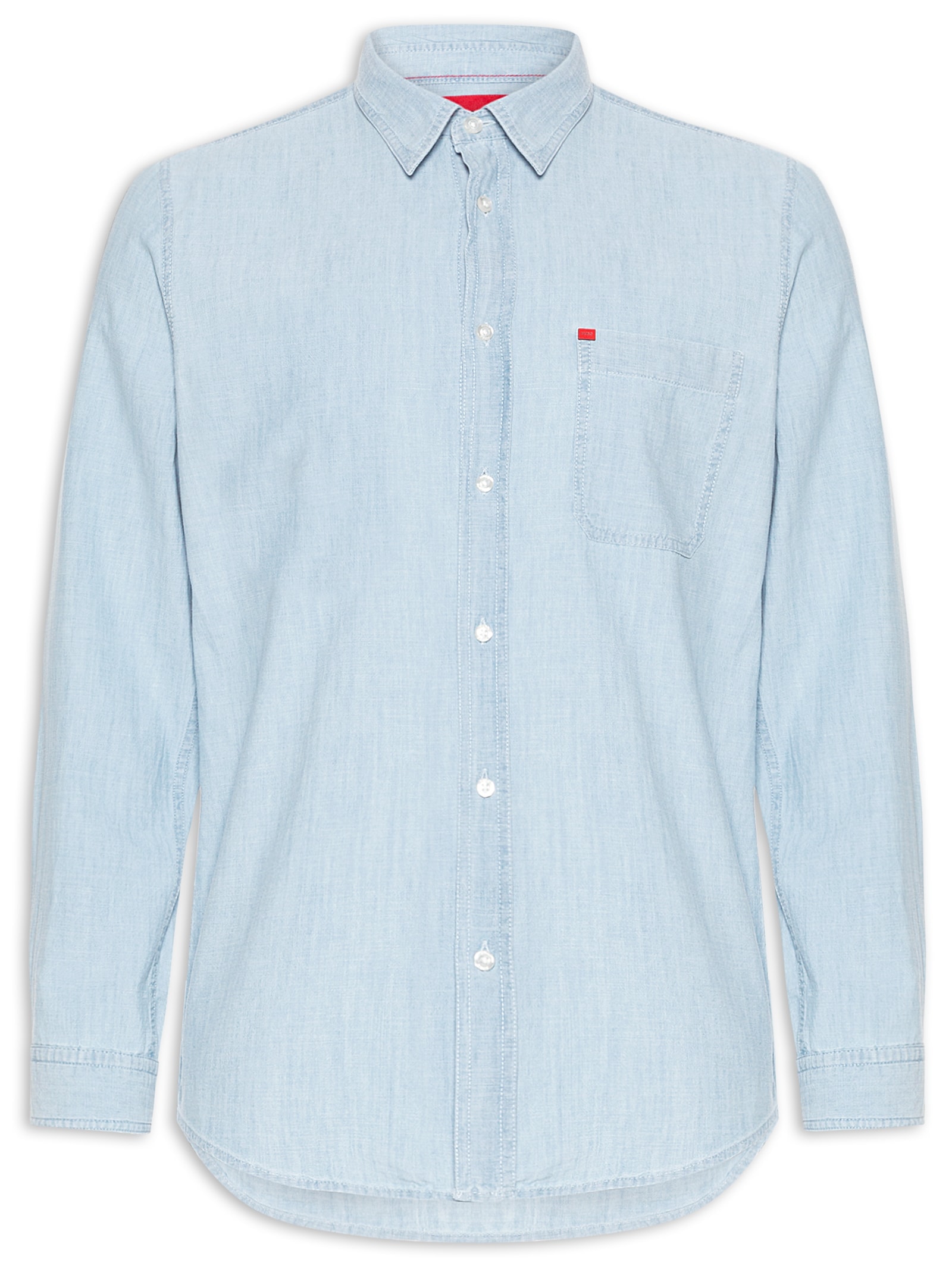 Camisa Masculina Erillo Azul Hugo