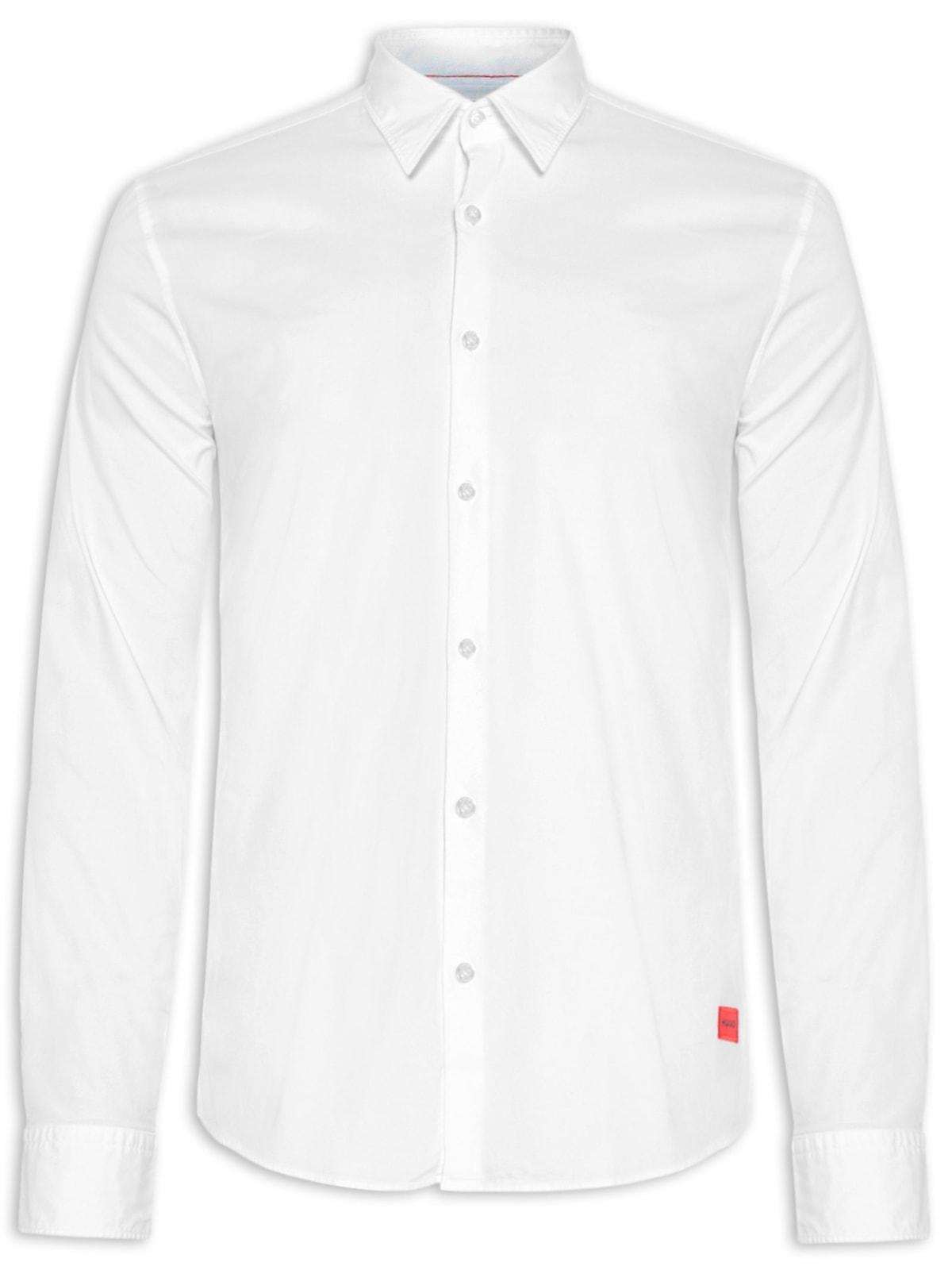 Vista 2 Camisa Masculina Ermo BRANCO BRANCO