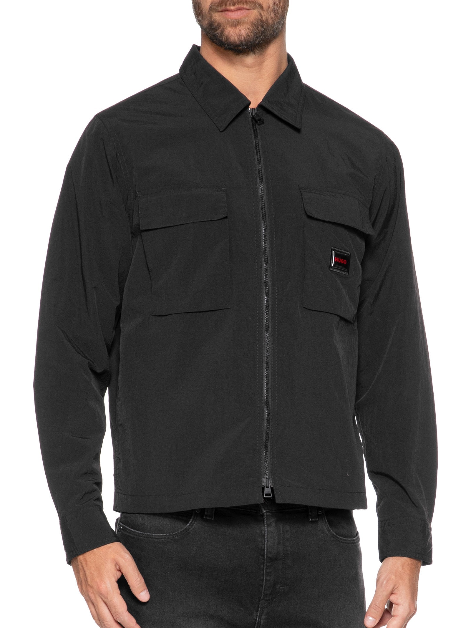 Camisa Masculina Eselio Preto Hugo