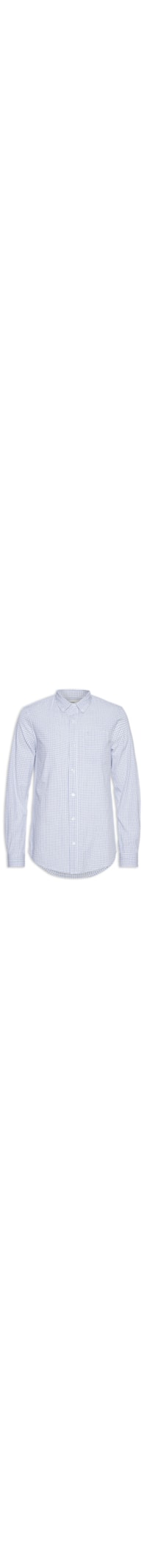 Camisa Masculina Estampada - Azul
