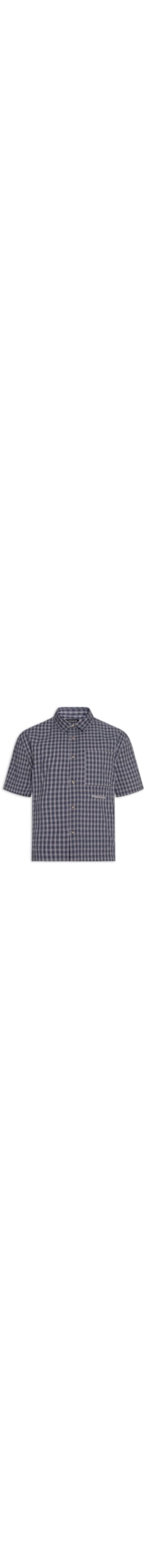 Camisa Masculina Estampada Darcy Sleeve Shirt – Azul