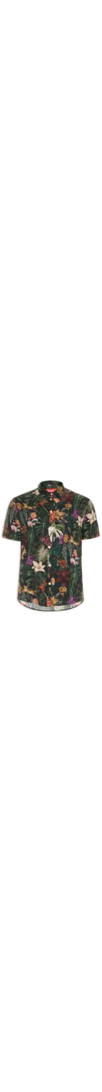 Camisa Masculina Estampada Jardim Botânico - Reserva - Preto