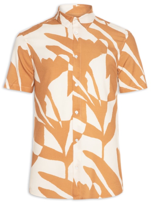 Camisa Masculina Estampada St Barths – Branco