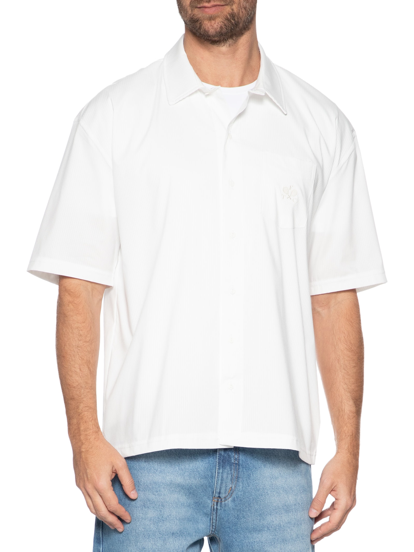 Camisa Masculina Fila Tennis Club Branco Fila