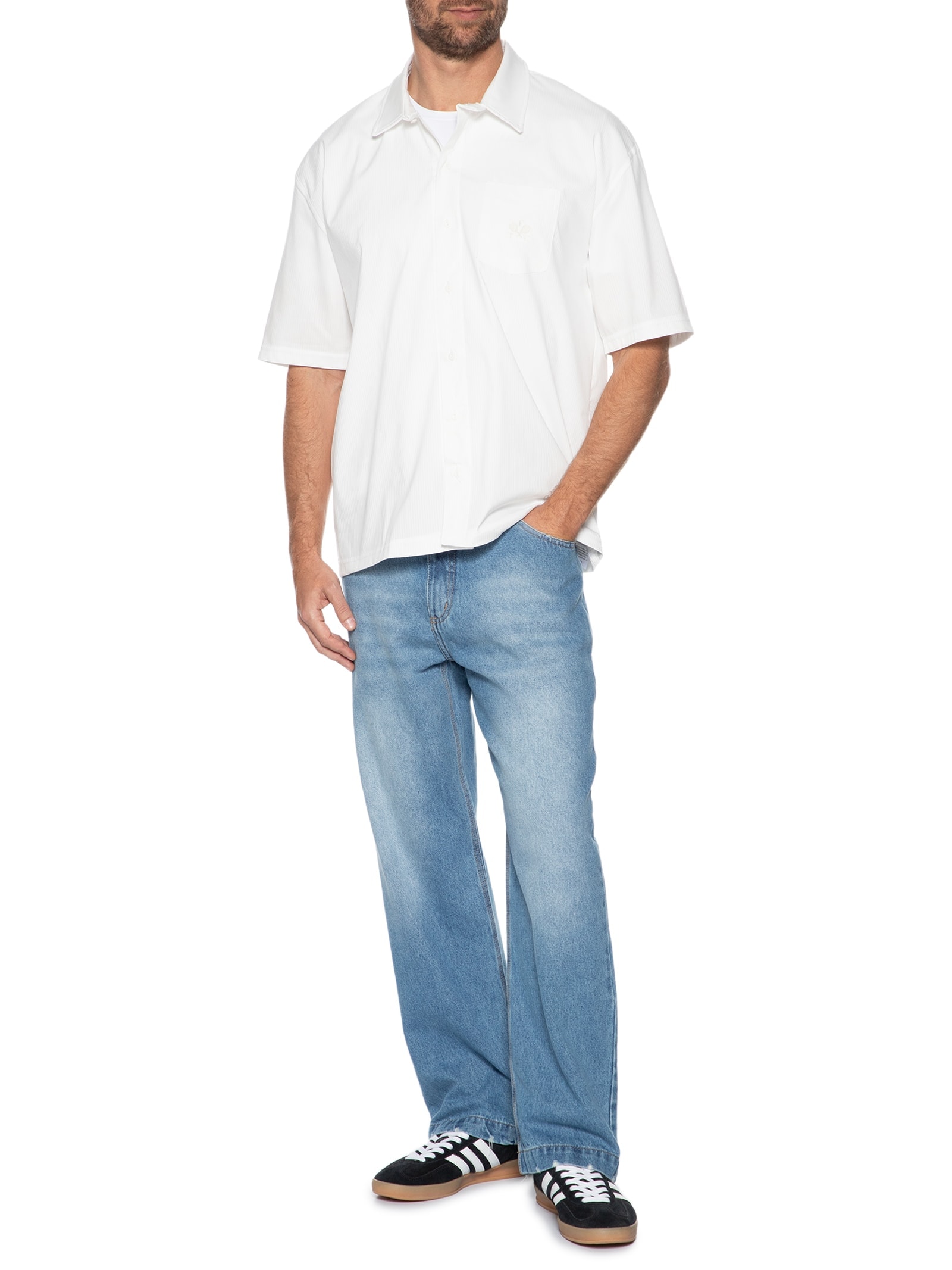 Camisa Masculina Fila Tennis Club Branco Fila