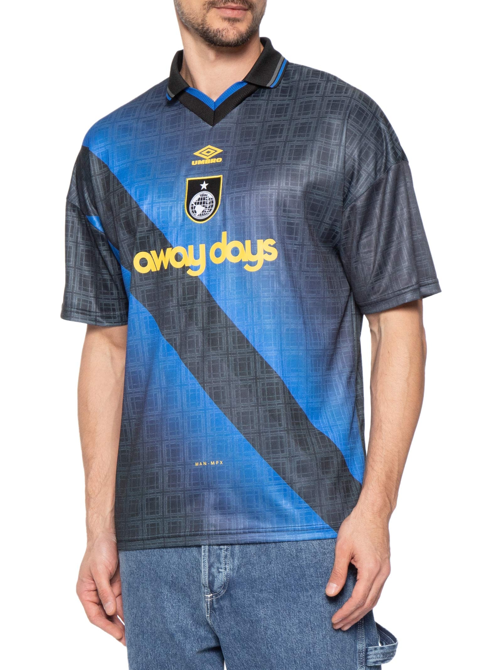 Camisa Masculina Football Jersey Preto Umbro