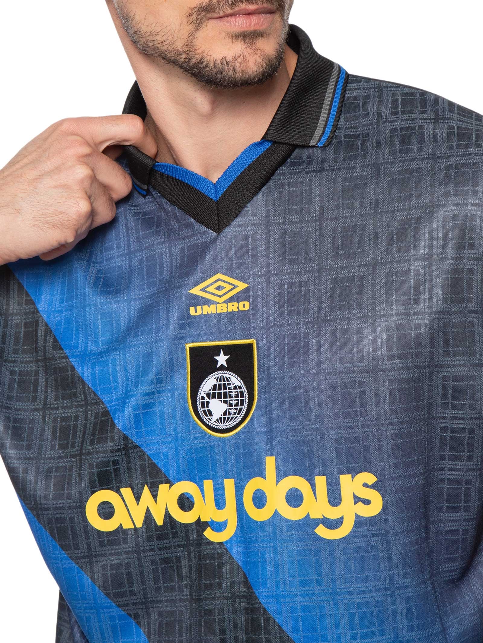 Camisa Masculina Football Jersey Preto Umbro