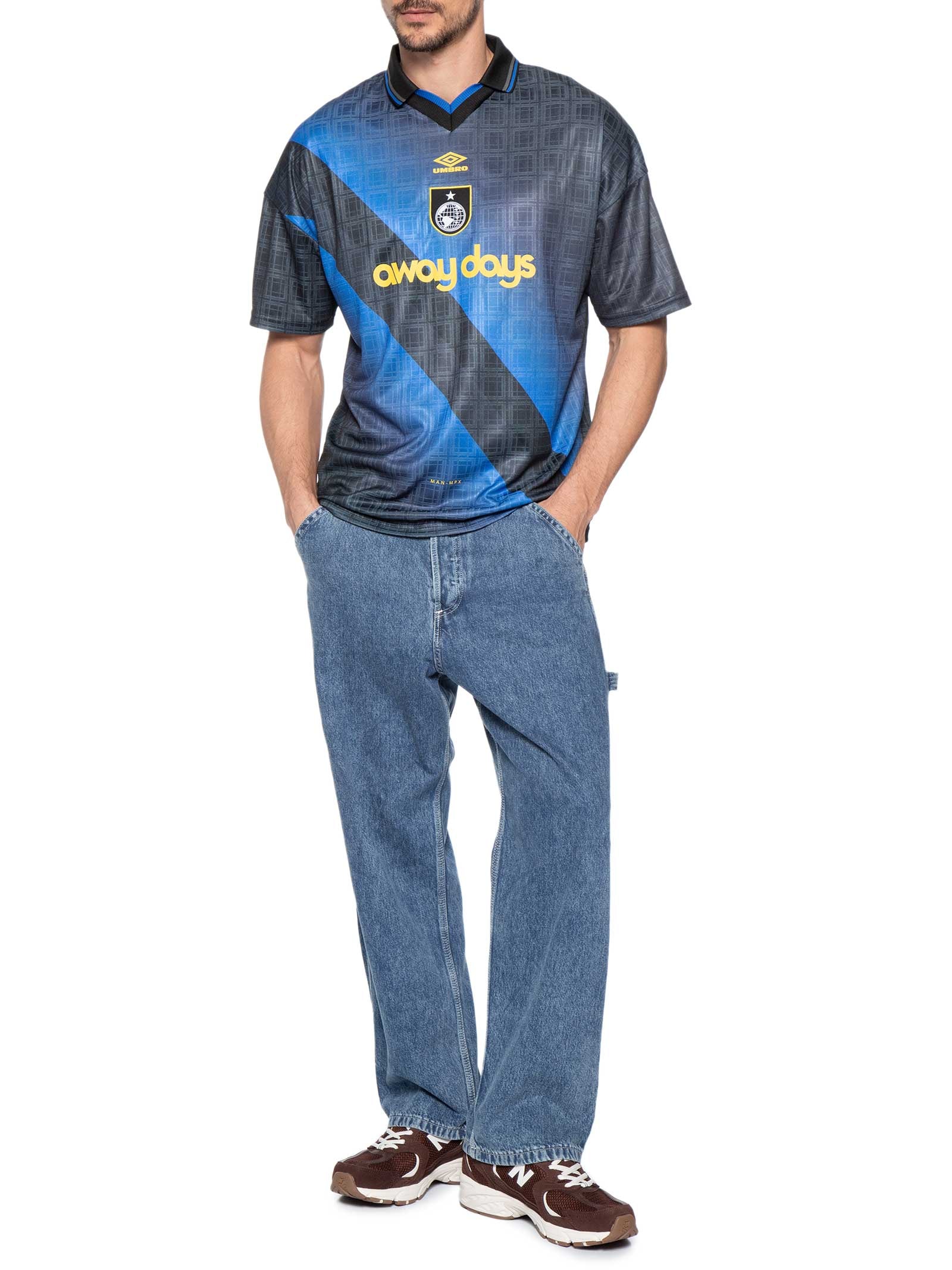 Camisa Masculina Football Jersey – Preto Umbro