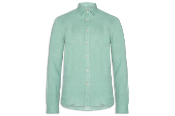 Camisa Masculina Formentera 100% Linho - Verde