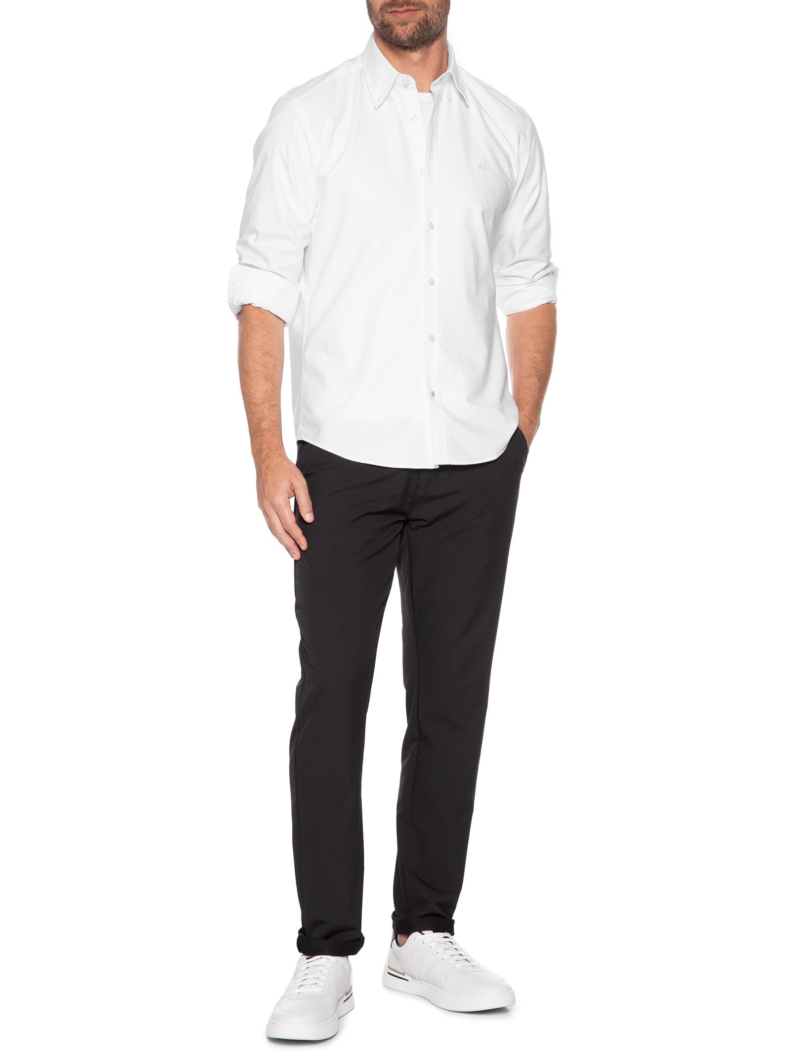 Camisa Masculina H-Liam 01 Branco Boss
