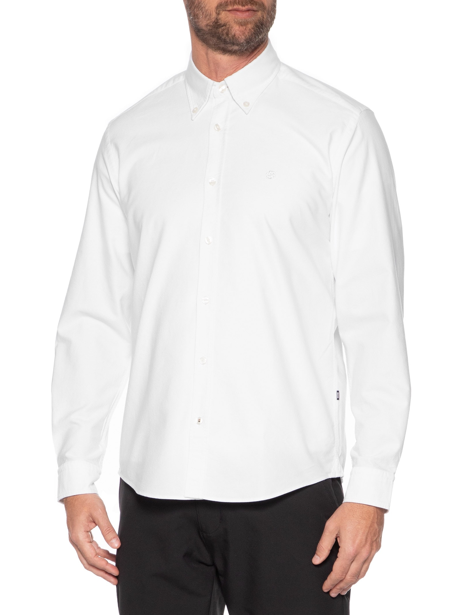 Camisa Masculina H-Liam 01 Branco Boss