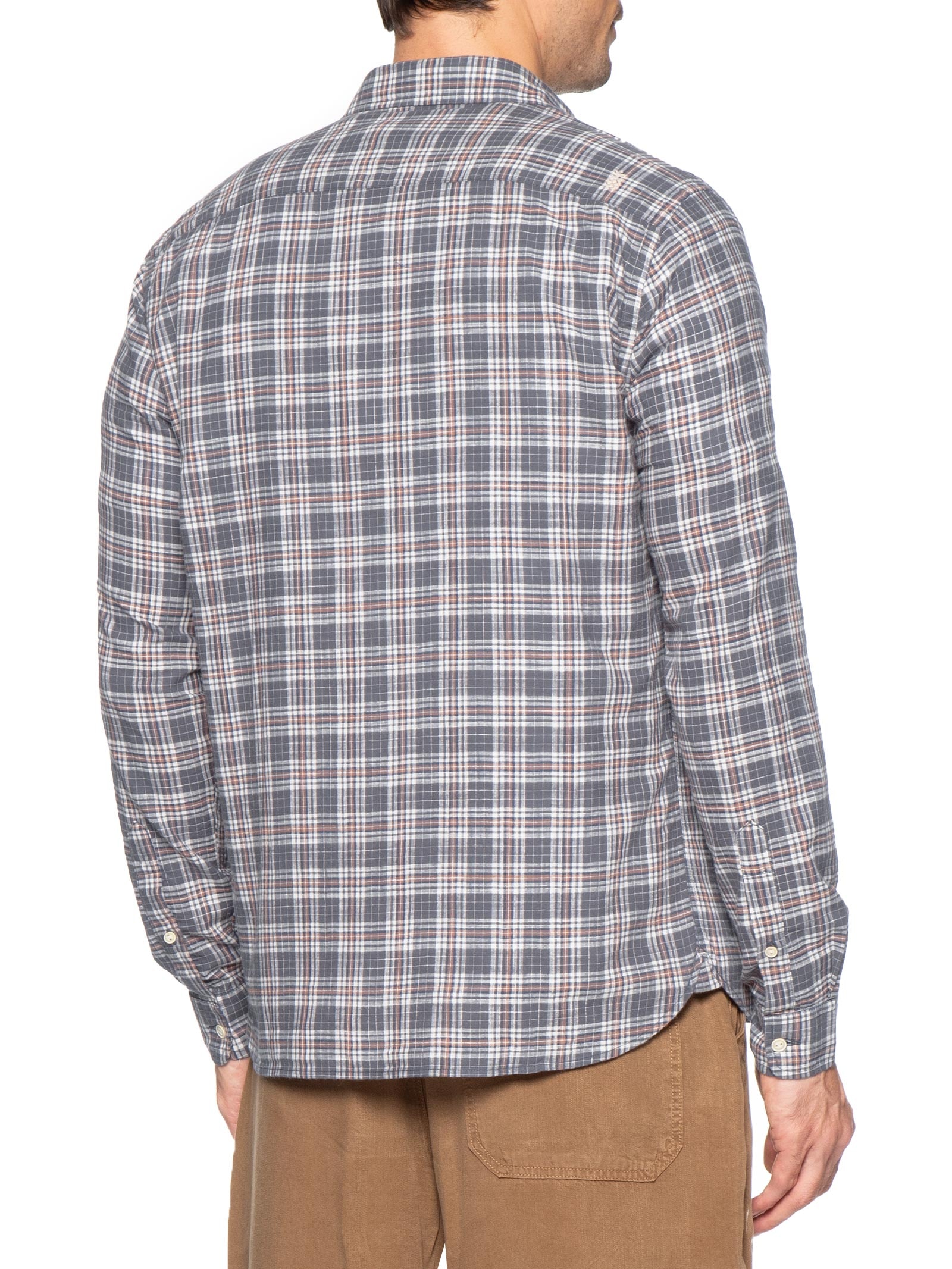 Camisa Masculina Hamê Toronto Xadrez Azul Pineapple