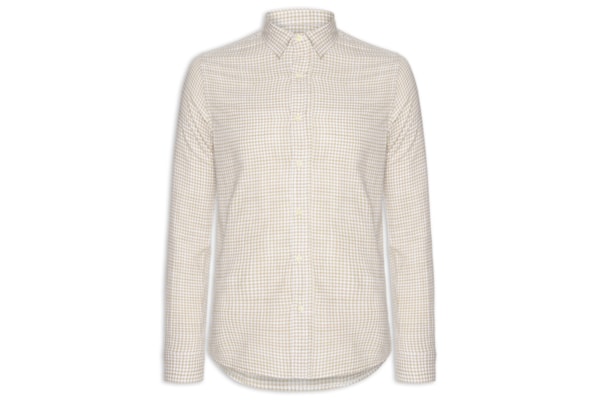 Camisa Masculina Hamê Vichy - Bege