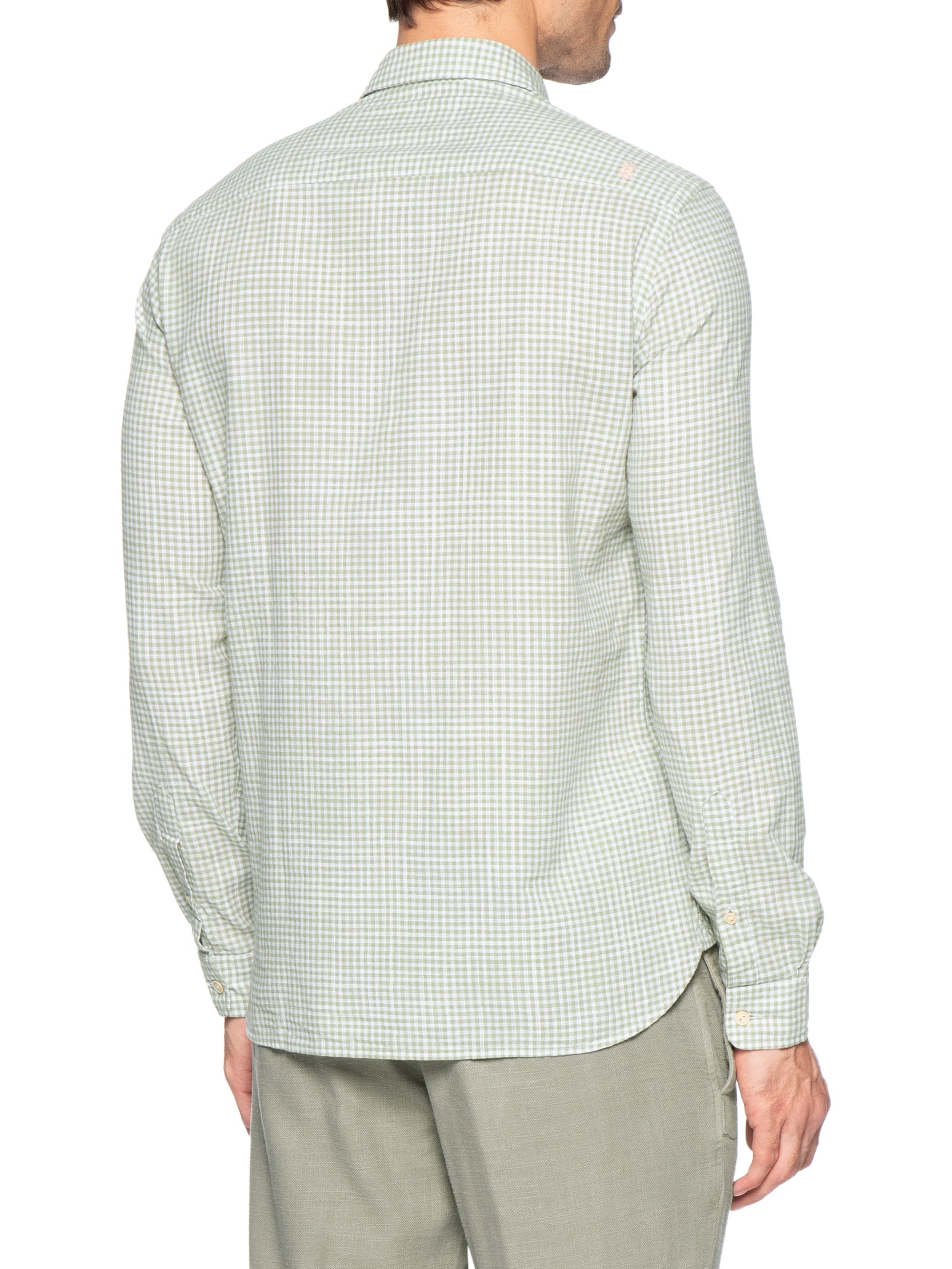 Camisa Masculina Hamê Vichy Verde Pineapple