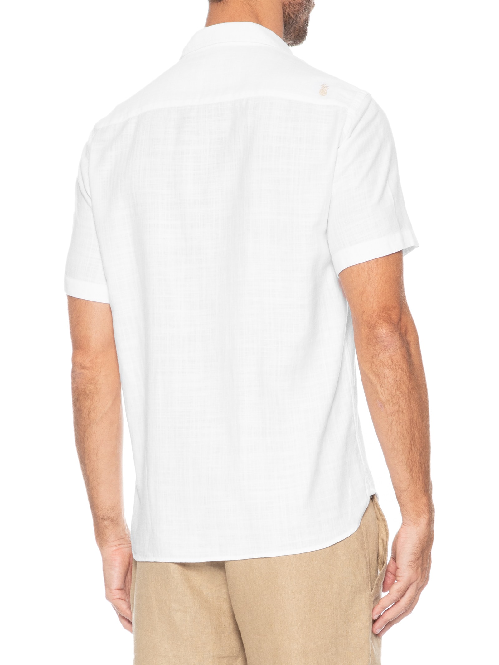 Camisa Masculina Havana Branco Pineapple