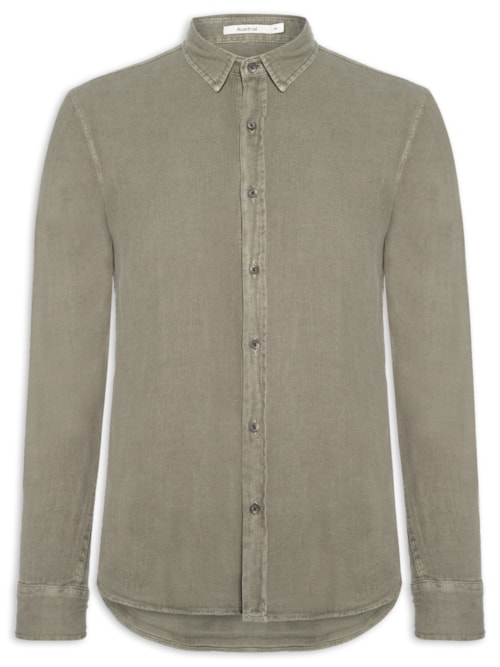 Camisa Masculina Havana II Manga Longa – Verde