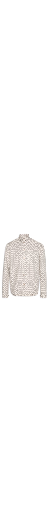 Camisa Masculina Jacquard Barcelona - Bege