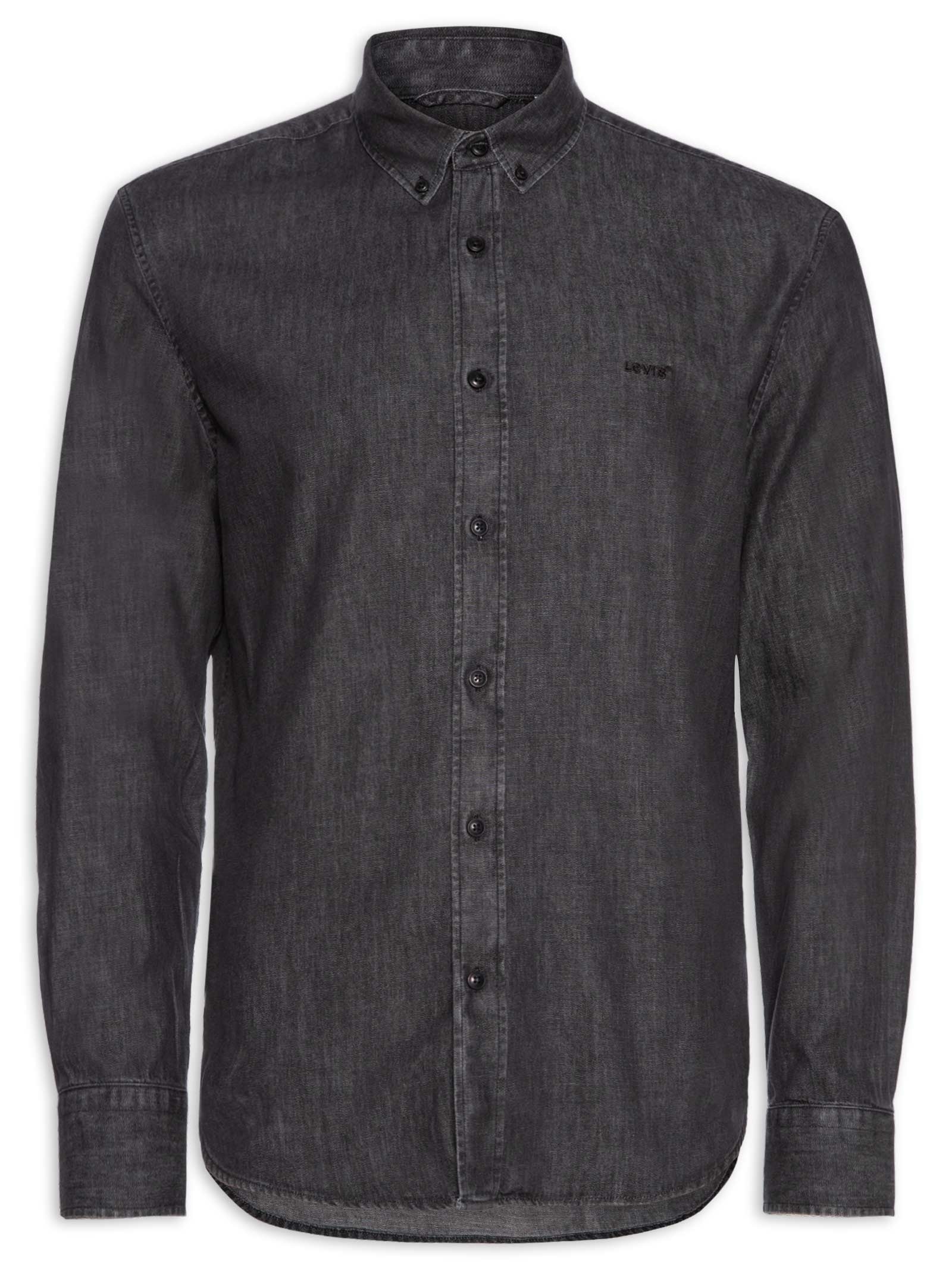 Camisa Masculina Jeans Authentic Button Preto Levi's