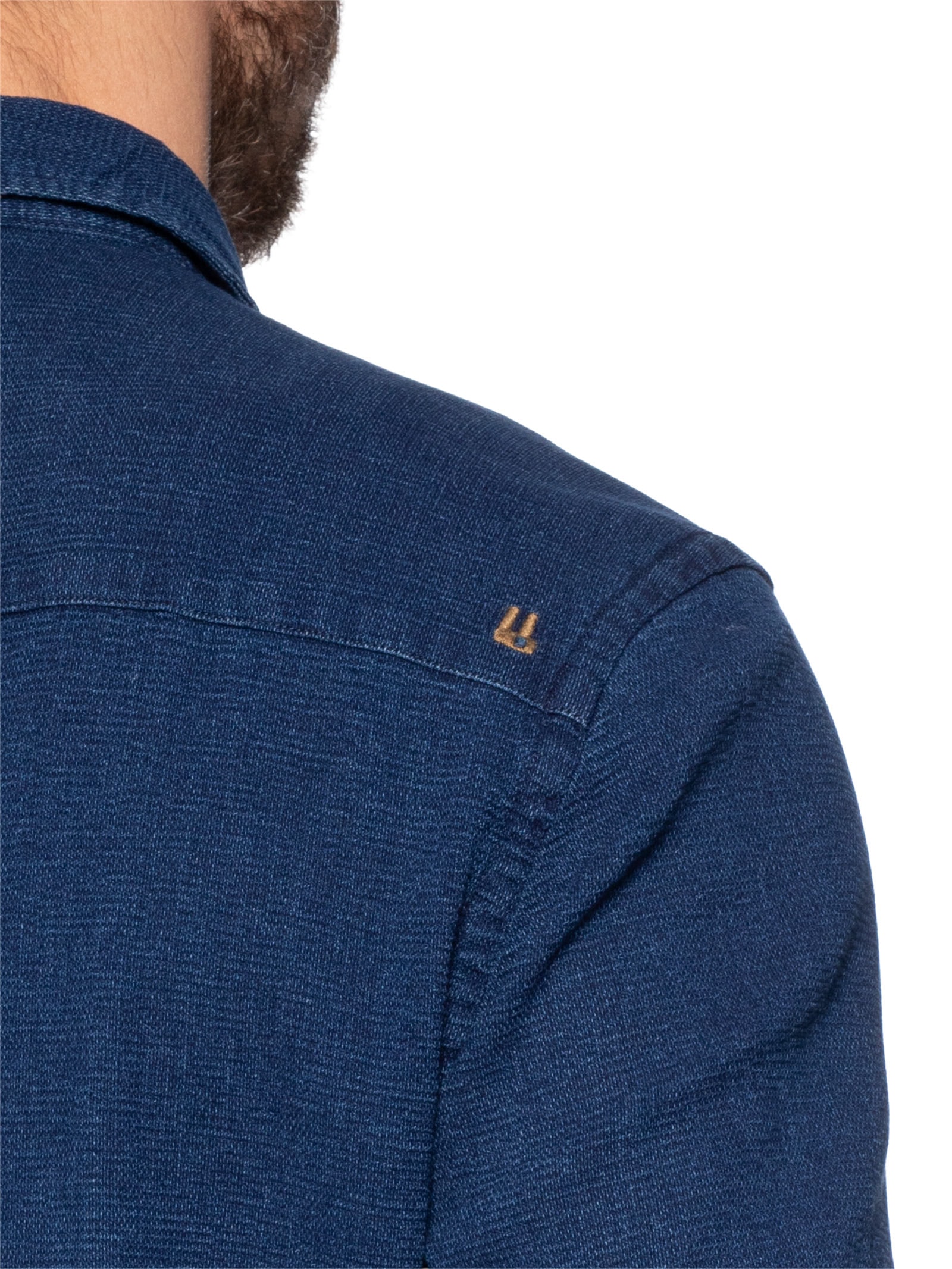 Camisa Masculina Jeans Itamonte Azul Foxton