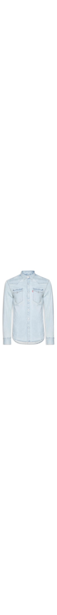 Camisa Masculina Jeans manga Longa Barstow Standard - Azul