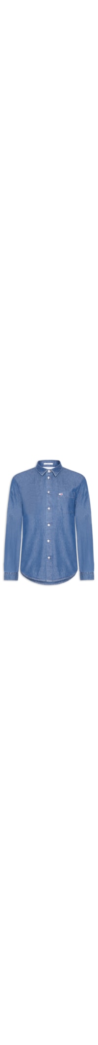 Camisa Masculina Jeans Regular Fit - Azul