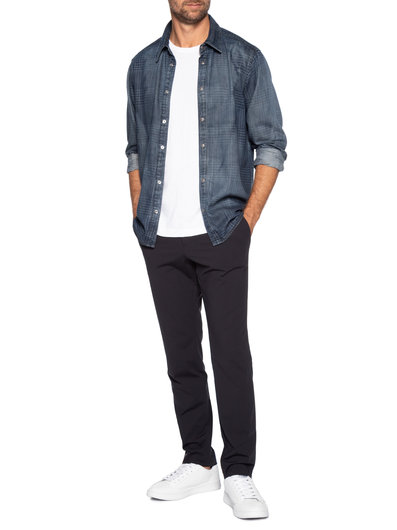 Camisa Masculina Jeans Simply-S13 – Azul Diesel