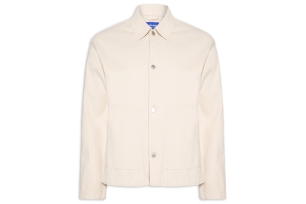 Camisa Masculina Jeans Wide Fit - Bege