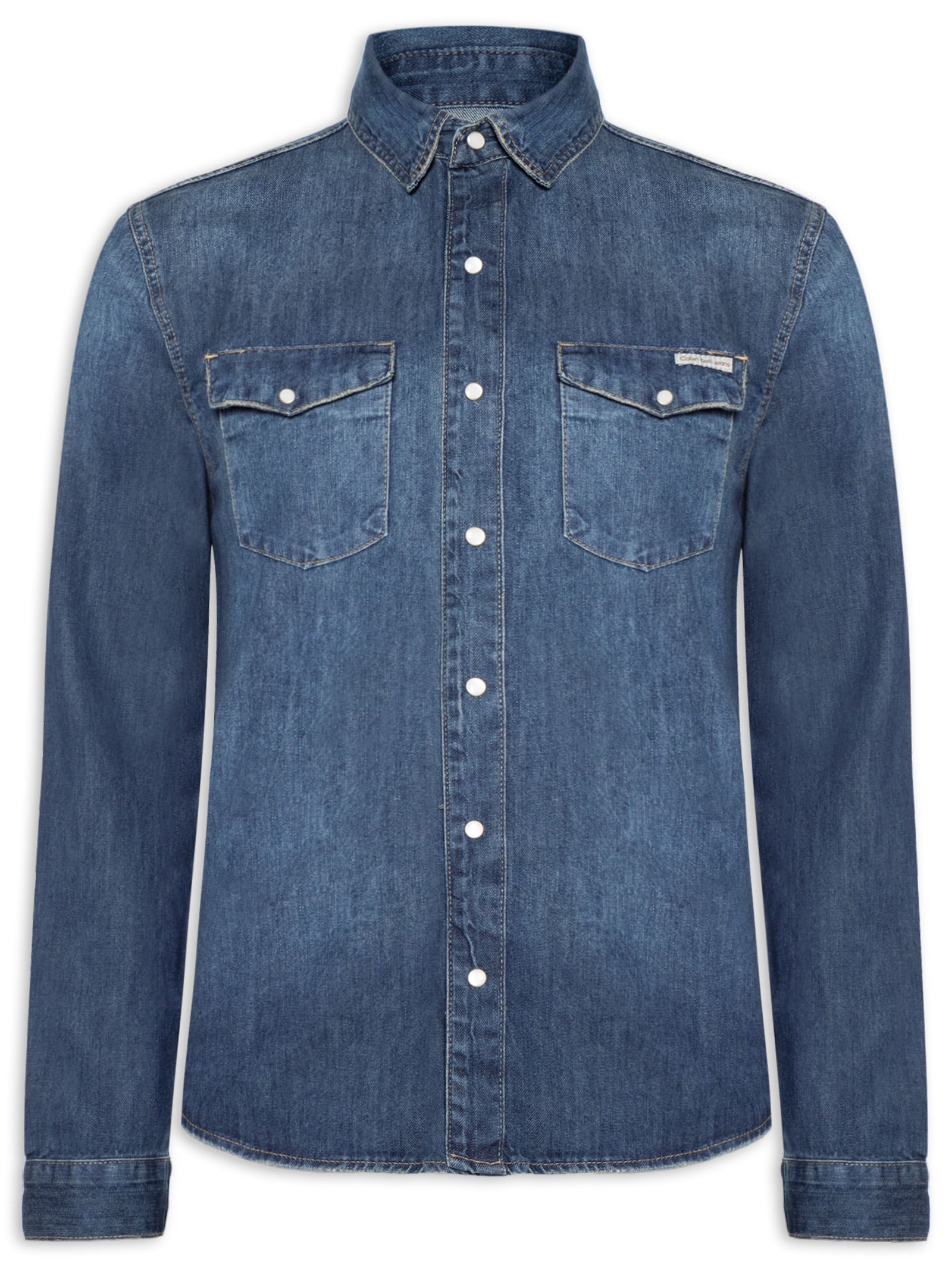 Camisa Masculina Jeans – Azul Calvin Klein Jeans