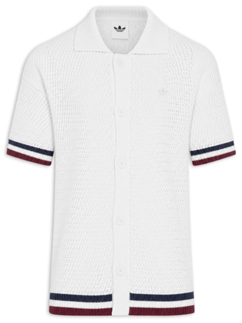 Camisa Masculina Jersey Crocket Sports - Branco