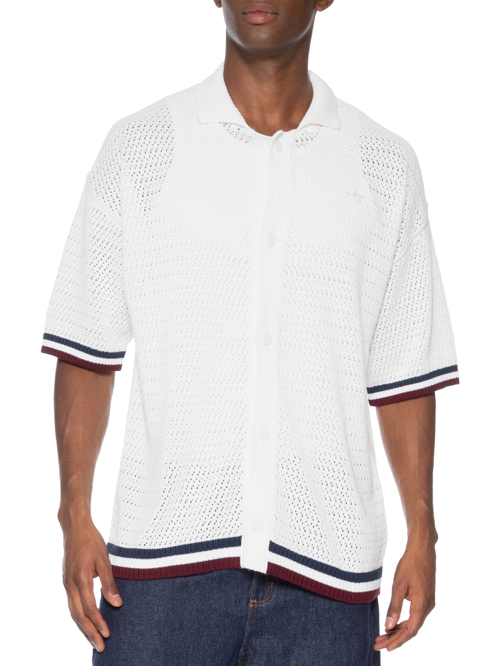 Camisa Masculina Jersey Crocket Sports Branco Adidas Originals