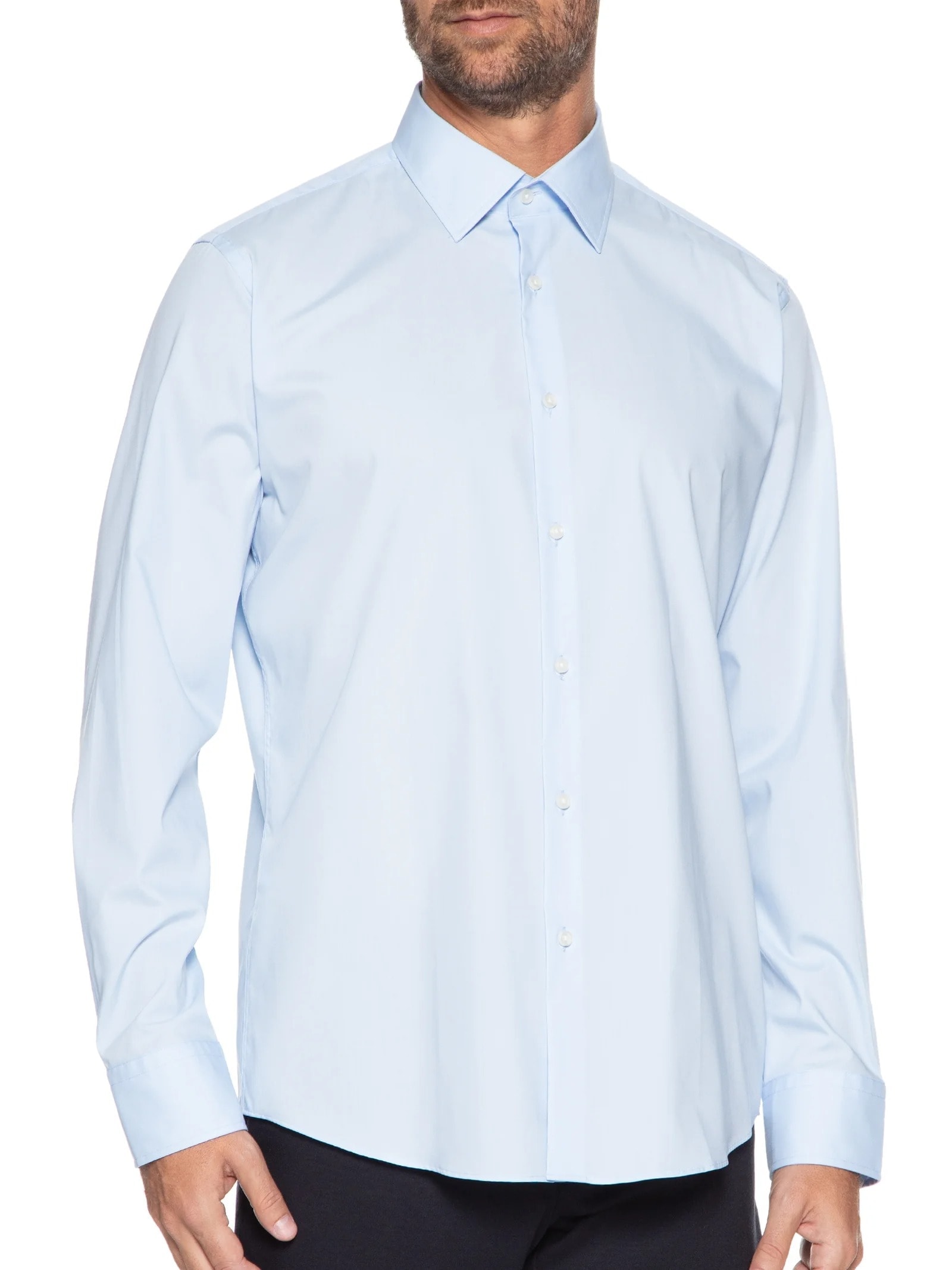 Camisa Masculina Joe Kent Azul Boss