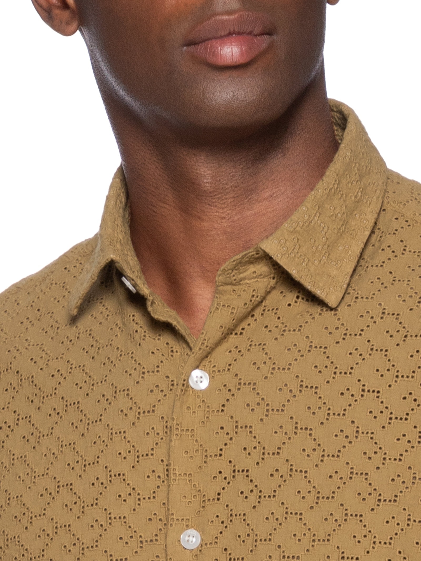 Camisa Masculina Laise Nature Marrom Foxton