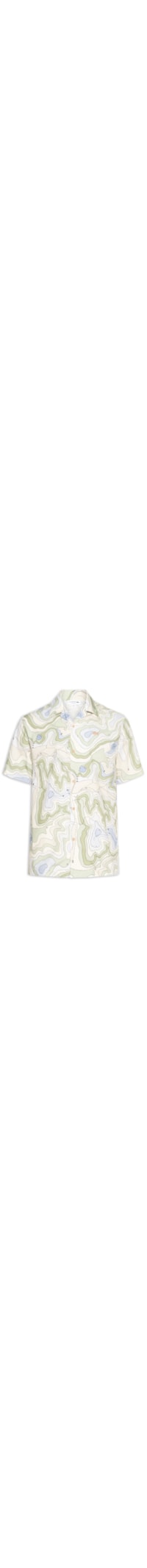 Camisa Masculina Landscape - Verde