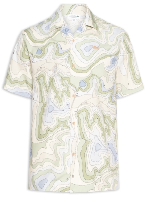 Camisa Masculina Landscape – Verde