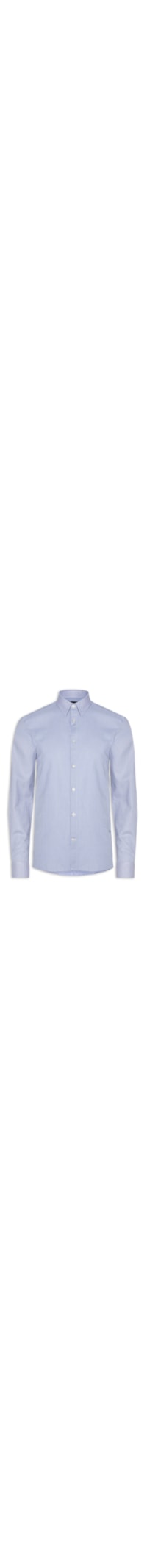 Camisa Masculina Linen Blend Manga Longa - Azul