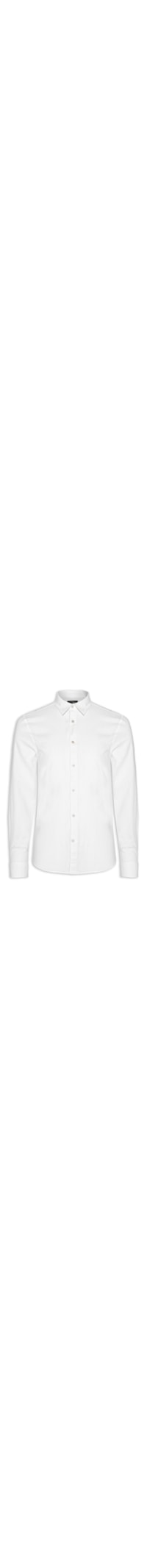 Camisa Masculina Linen Blend Manga Longa - Off White