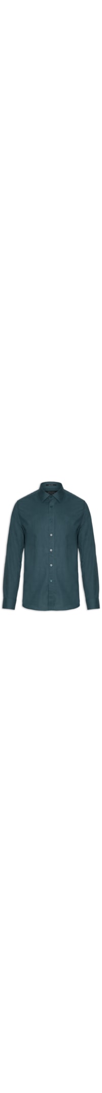 Camisa Masculina Linen Like Classic Italian - Azul