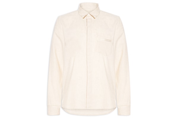 Camisa Masculina Linen Marau Manga Longa - Bege 