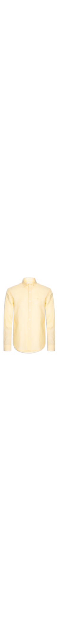 Camisa Masculina Linho - Amarelo