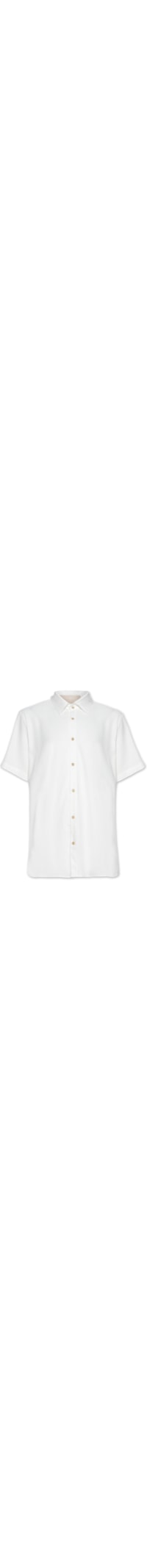 Camisa Masculina Linho Básica - Off Whte