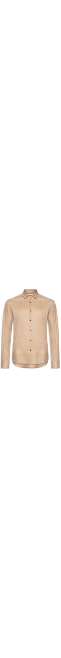 Camisa Masculina Linho Lumiar - Bege
